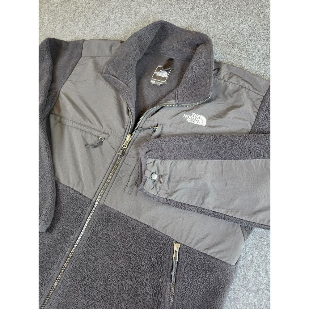 The North Face Denali Jacket Men's Large Black Polartec Fleece Full Zip TNF